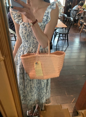 FoF南法假日夏日花园高级感气质碎花中长款a字连衣裙显瘦仙女裙女