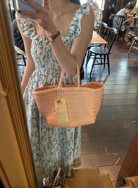 FoF南法假日夏日花园高级感气质碎花中长款a字连衣裙显瘦仙女裙女
