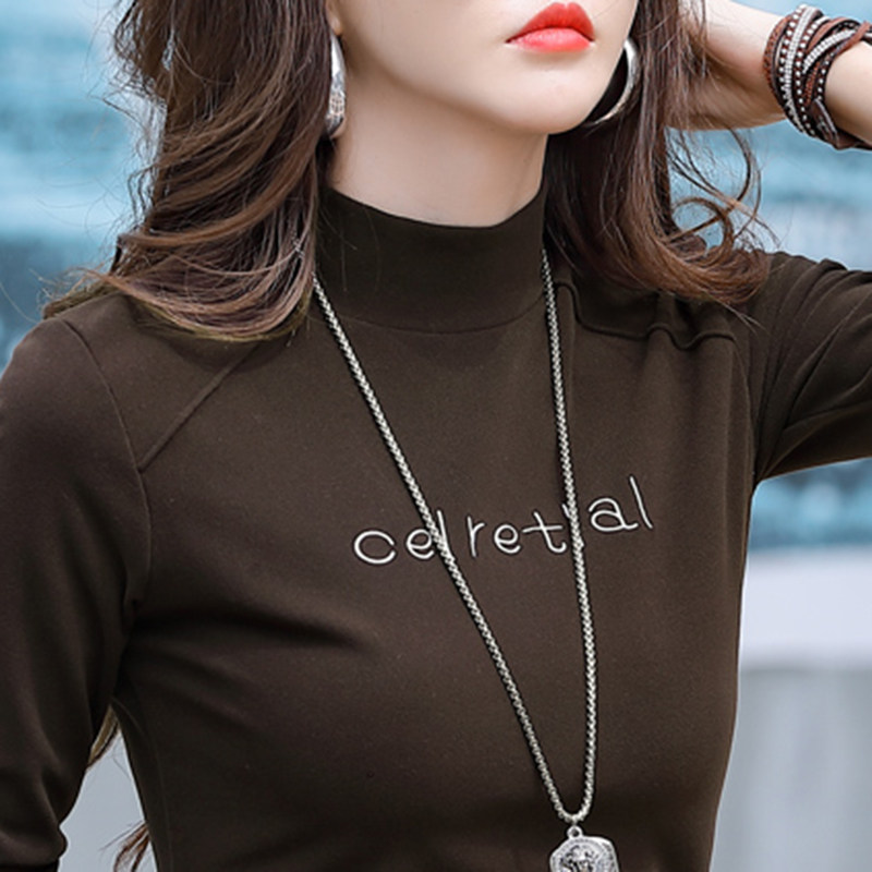 德绒半高领女冬季内搭保暖打底衫中老年妈妈春秋长袖修身t恤上衣,女装/女士精品,中老年女装,淘宝优惠券,粉丝福利购,淘宝优惠卷