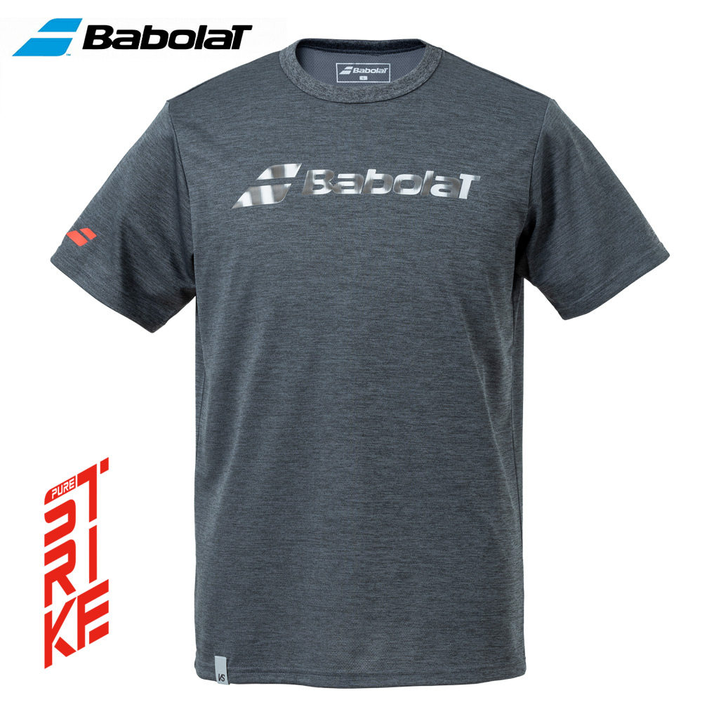 日本代购babolat 百宝力短袖T恤网球服练习衫运动服羽毛球服