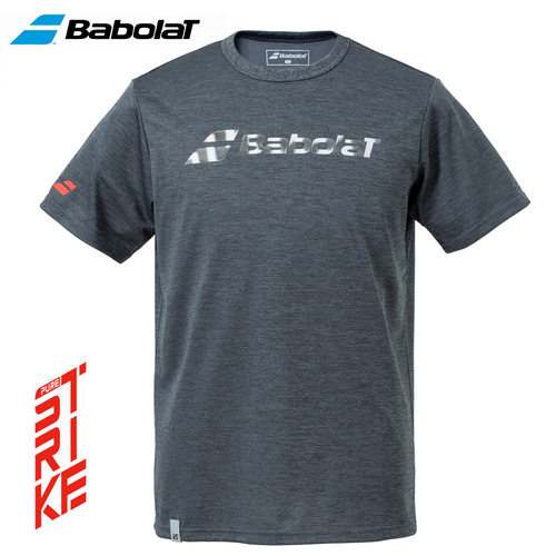 日本代购babolat 百宝力短袖T恤网球服练习衫运动服羽毛球服