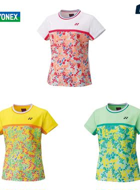日本代购正品yonex尤尼克斯羽毛球服 网球服比赛训练上衣T恤20734