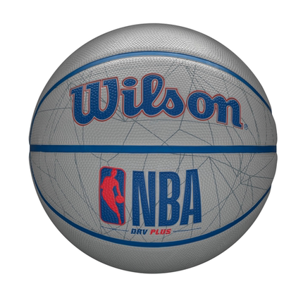 日本代购威尔胜 Wilson官方 NBA Drive Plus 篮球7 号网灰色/橡胶