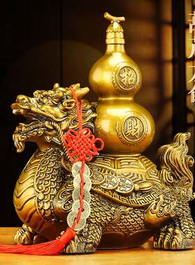 龙龟葫芦摆件招财镇宅居家客厅
