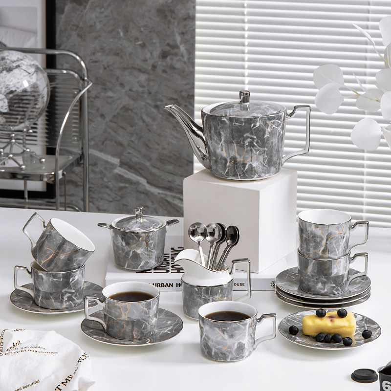 ins英式下午茶茶具套装欧式奢华咖啡具咖啡杯套装轻奢家用高级感