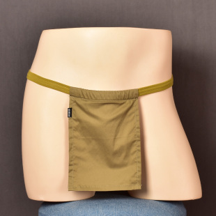 希宾男士低腰内裤性感半包三角裤日系相扑裤棉质内裤裆部旋钮交叉