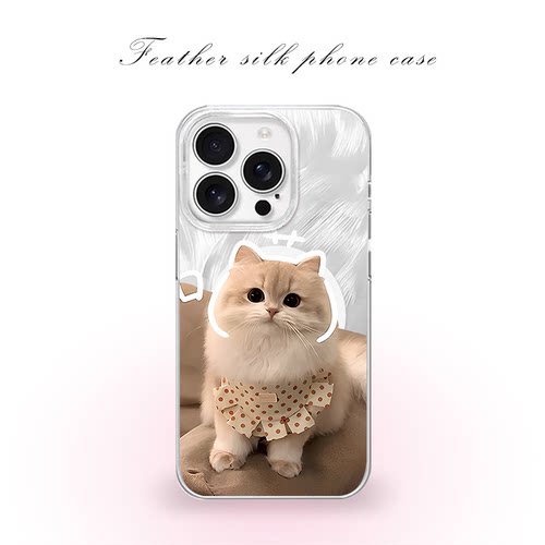 萌宠金渐层小猫适用于iPhone18promax/iPhone17pro手机壳华为mete80一加13磁吸vivoS30羽纱红米K80小米17OPPO