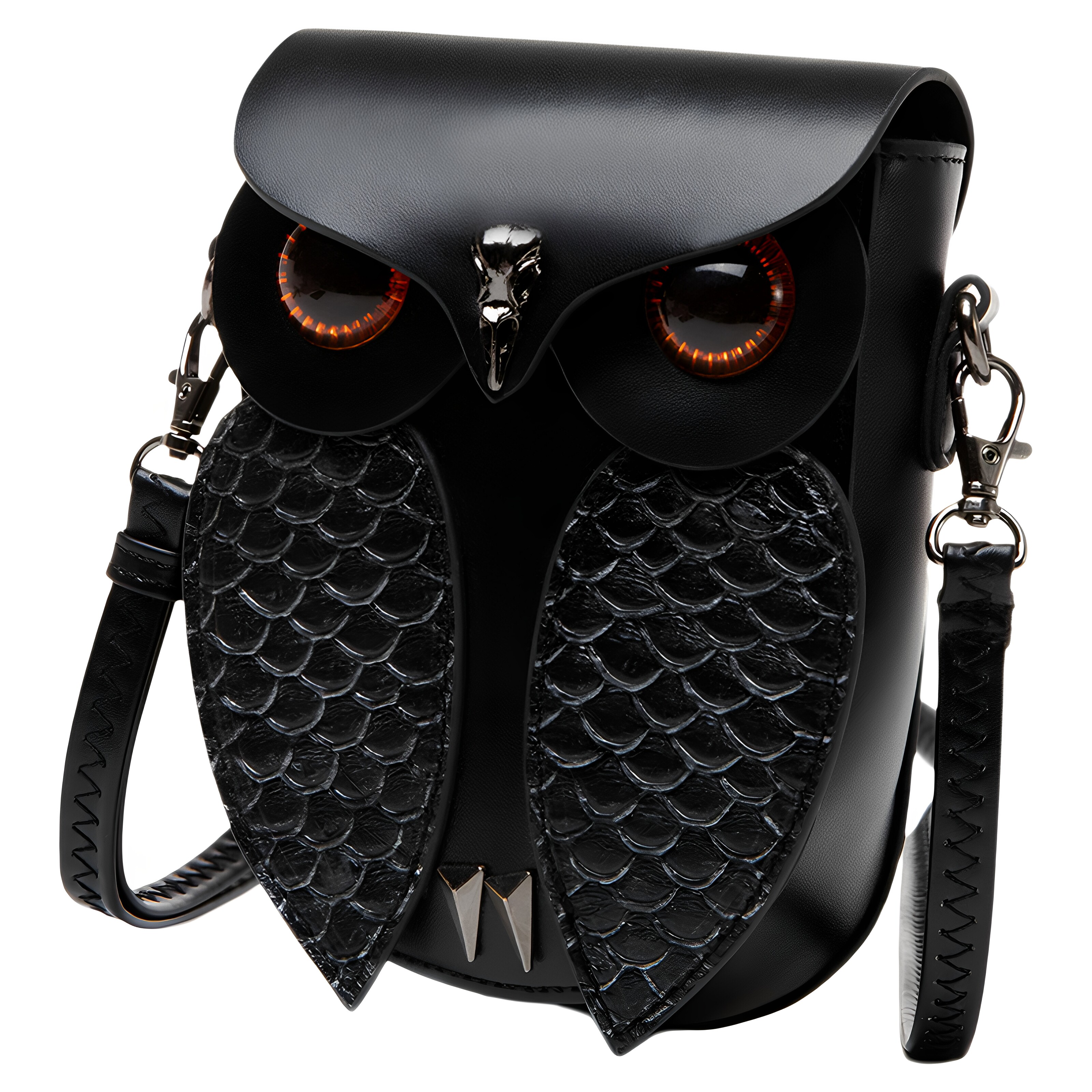 立体猫头鹰手机包个性少女斜挎包