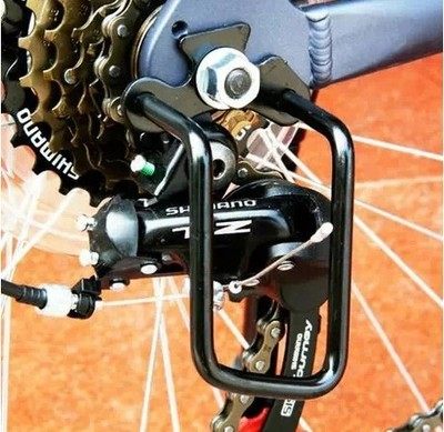 山地车后拨保护器 自行车护拨器 后变速器保护架 拨链器保护装置