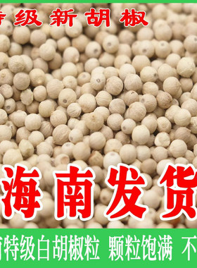 白胡椒正宗海南特级粒胡椒颗粒精选农家白胡椒粉调味袋装产地包邮