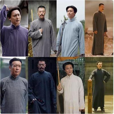 叶问4同款长衫长袍功夫练功服