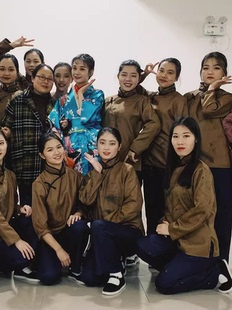 中国妈妈舞蹈演出服民国农民服装老太太表演服话剧女平民百姓村姑