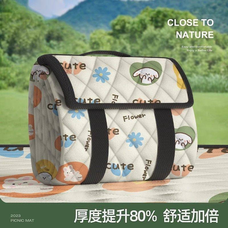 加厚野餐垫防潮垫户外地垫便携户外露营野炊防水春游帐篷草坪坐垫