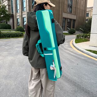 【莱瑟娅】新款多功能八孔台球杆包1/2分体大头杆包收纳袋可背提