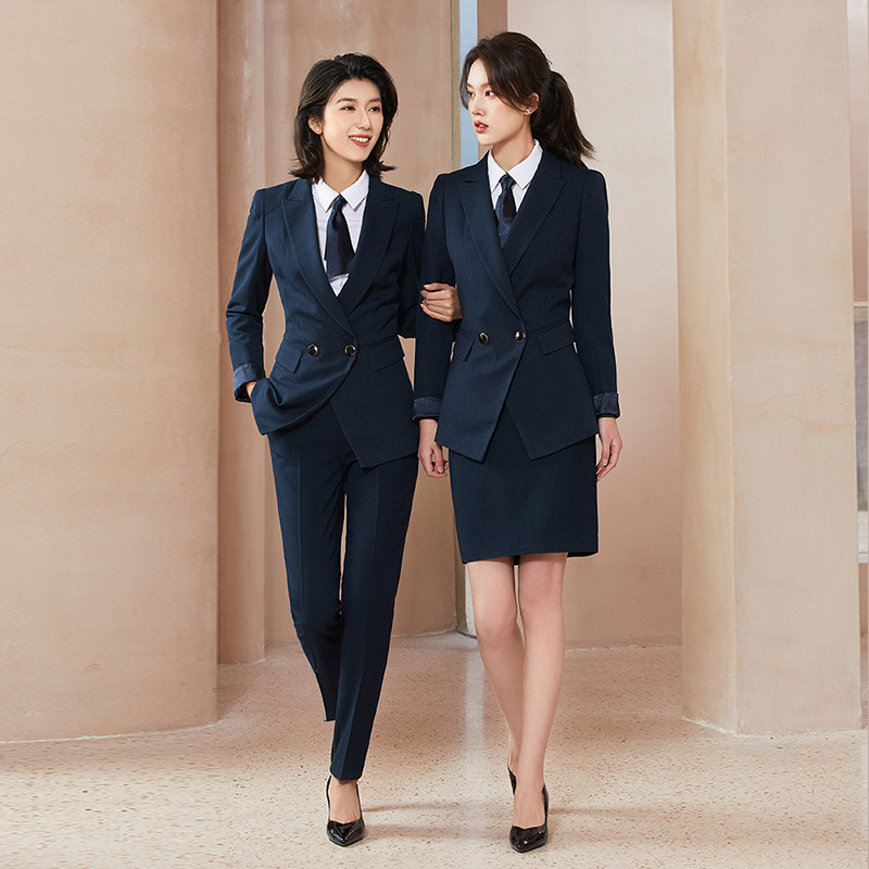 涟影职业装西装外套女高级感时尚气质公务员面试正装帅气西服套装