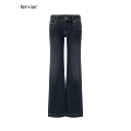 Blue Black Pants