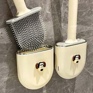 2025新款 卫生间刷马桶 马桶刷壁挂家用无死角硅胶厕所刷子套装