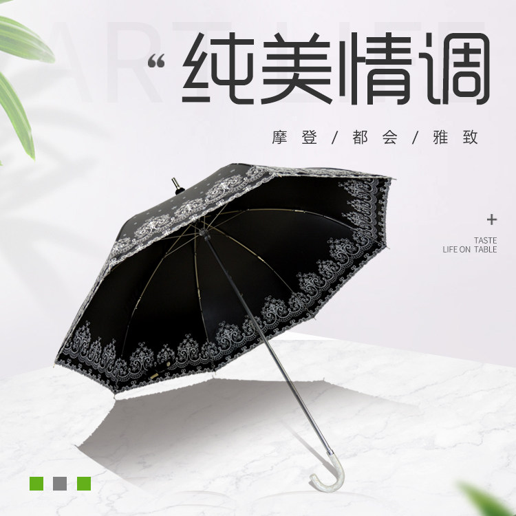 宏达正品手动防紫外线二折太阳伞