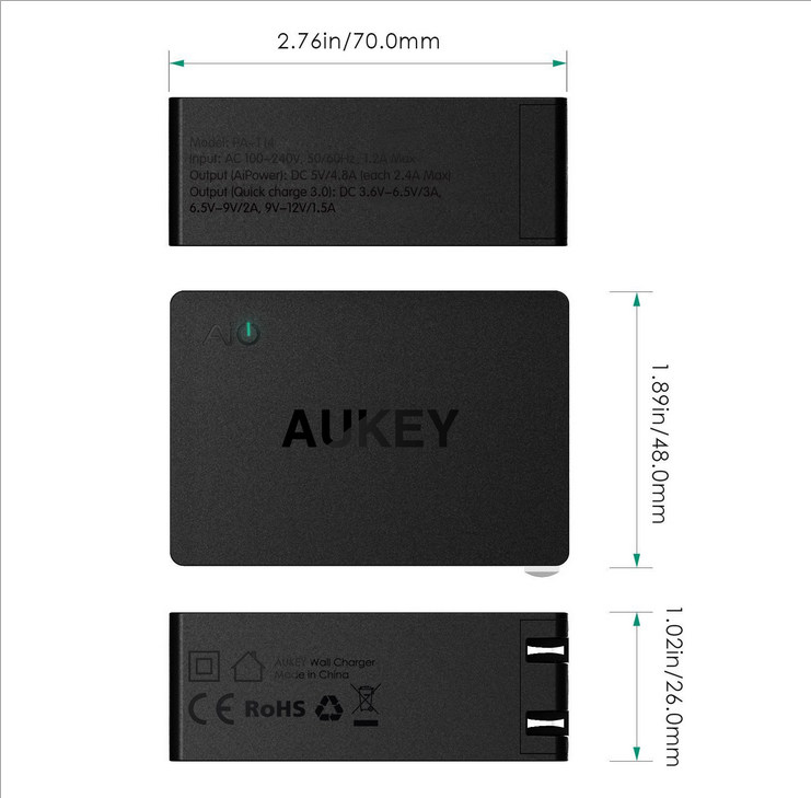 chargeur AUKEY - Ref 1292625 Image 3