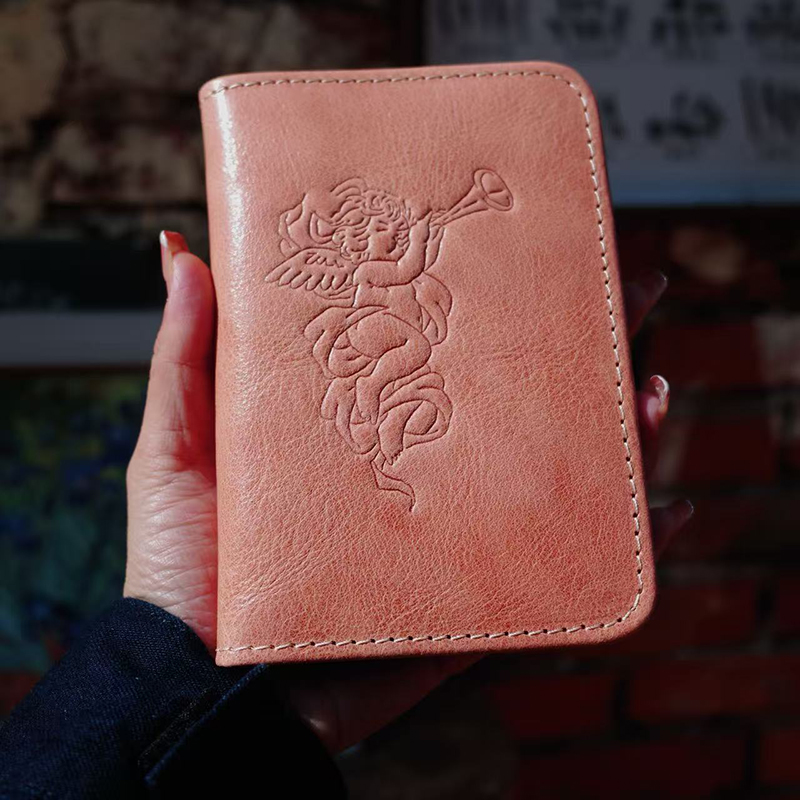 原创新品植鞣牛皮创意护照包多功能出国证件卡片收纳包礼物定制