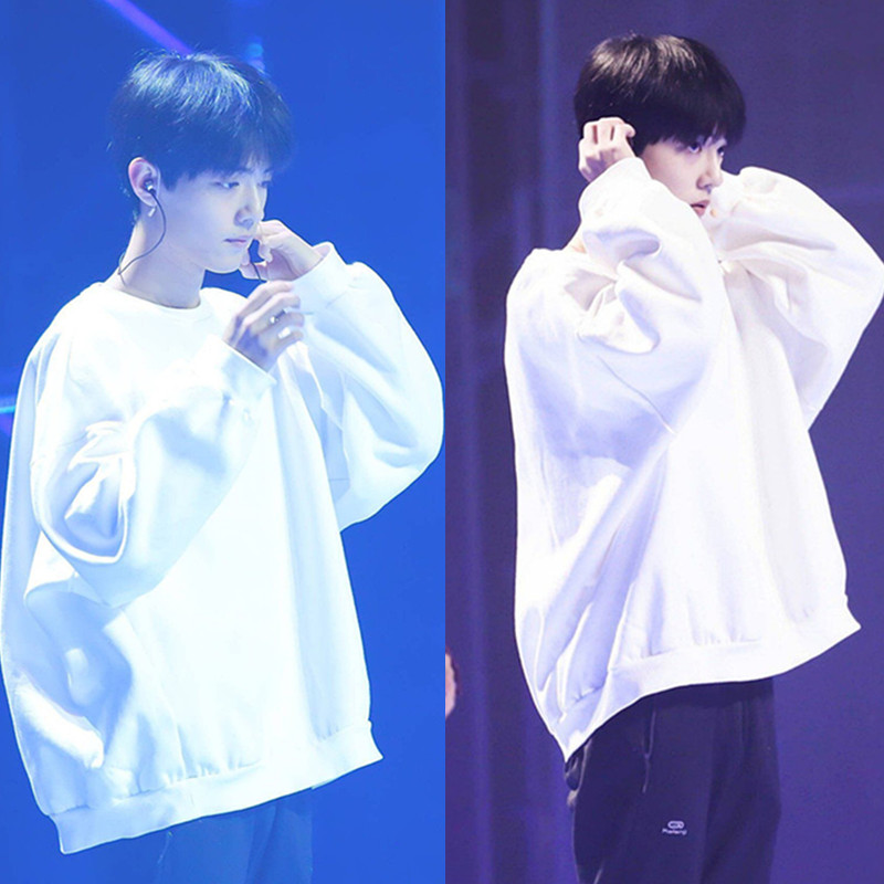 肖战同款衣服卫衣男2020新款宽松