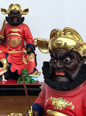 钟馗神像树脂佛像钟馗摆件钟馗真身树脂佛像家用