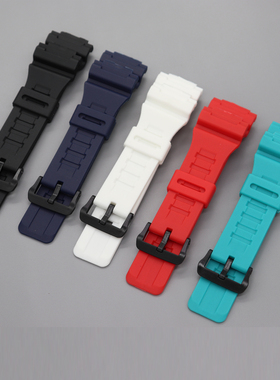 替换卡西欧表带树脂黑色哑光表带AQS810W/AEQ-110W/W-735H表配件