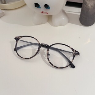 hucares「玳瑁乖乖」定制不挑人防蓝光眼镜显脸小素颜看电脑专用