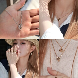 hucares 「环环相扣」du立开模 高级又百搭的三生环项链 时尚穿搭