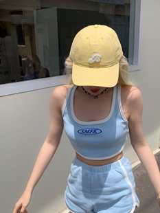 hucares「青柠味夏日」清新春夏防晒遮阳鸭舌帽学生百搭显脸小ins