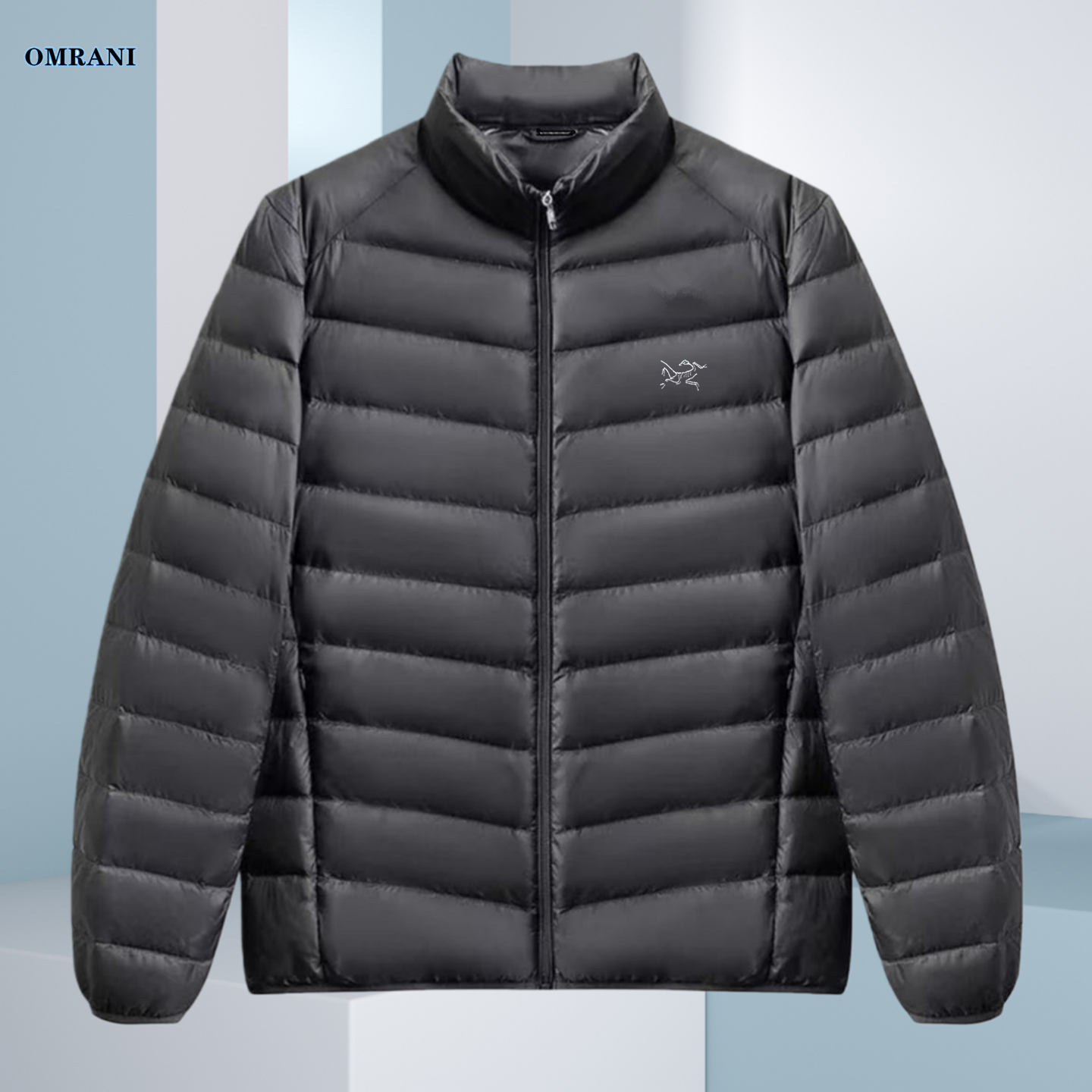 OMRANI鸟家轻薄羽绒服男立领夹克