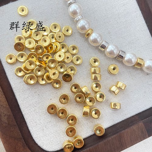 群绿盛S925银空心隔片diy串珠