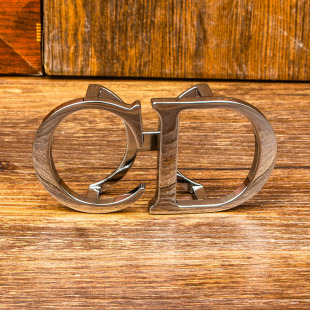 皮带扣头男士平滑扣纯铜3.5cm腰带头卡子裤带配件高档腰带扣字母