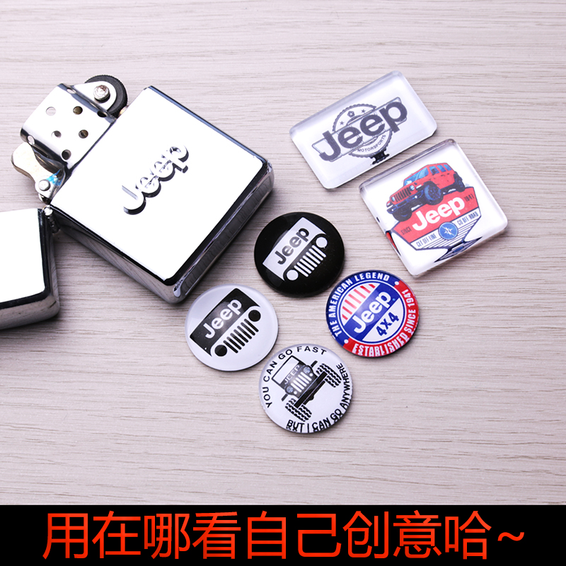 金属车标JEEP装饰音响喇叭把手