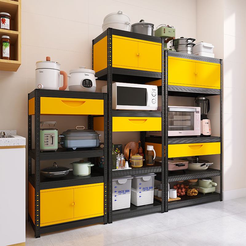 碳钢耐高温防水置物架带抽屉柜门