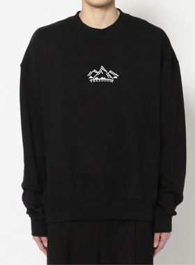 FREEDOOM山峰 舒适透气棉质圆领卫衣男长袖宽松简约休闲打底外套