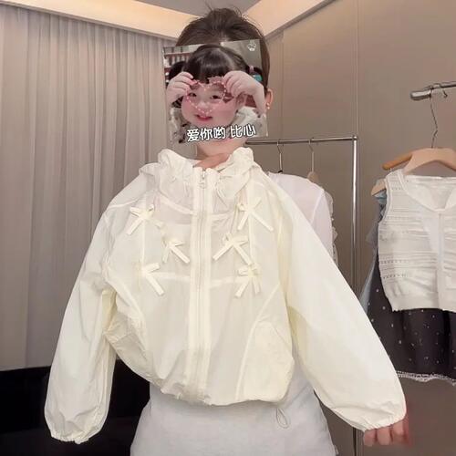 童装女童宽松轻薄防晒衣