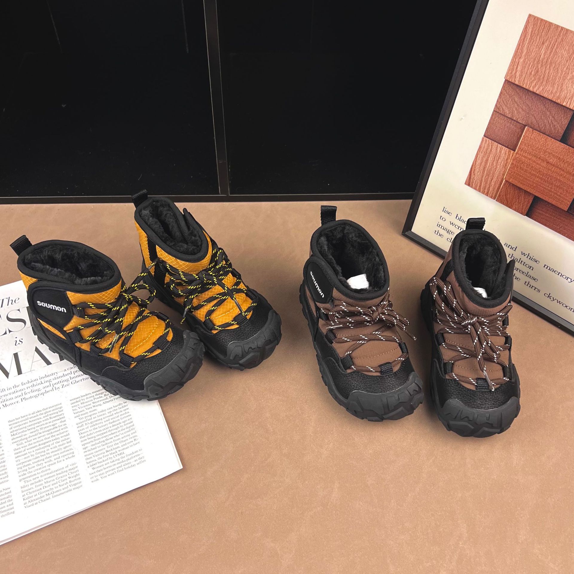 推荐儿童雪地靴男女童保暖棉鞋