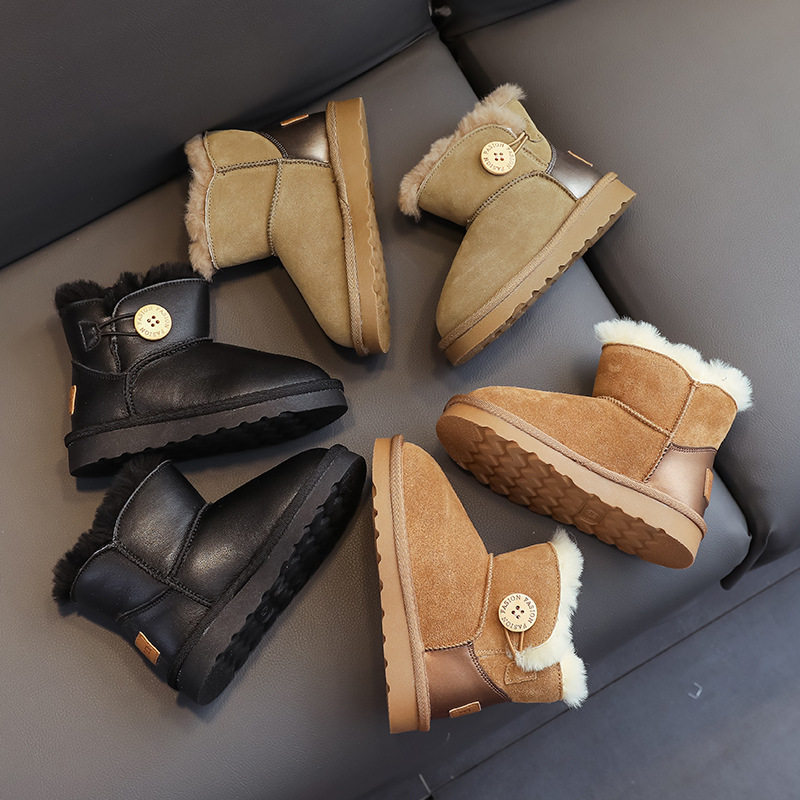 女童雪地靴2025新款冬季儿童防水防滑加绒保暖加厚皮毛一体棉短靴,童鞋/婴儿鞋/亲子鞋,雪地靴,淘宝优惠券,粉丝福利购,淘宝优惠卷