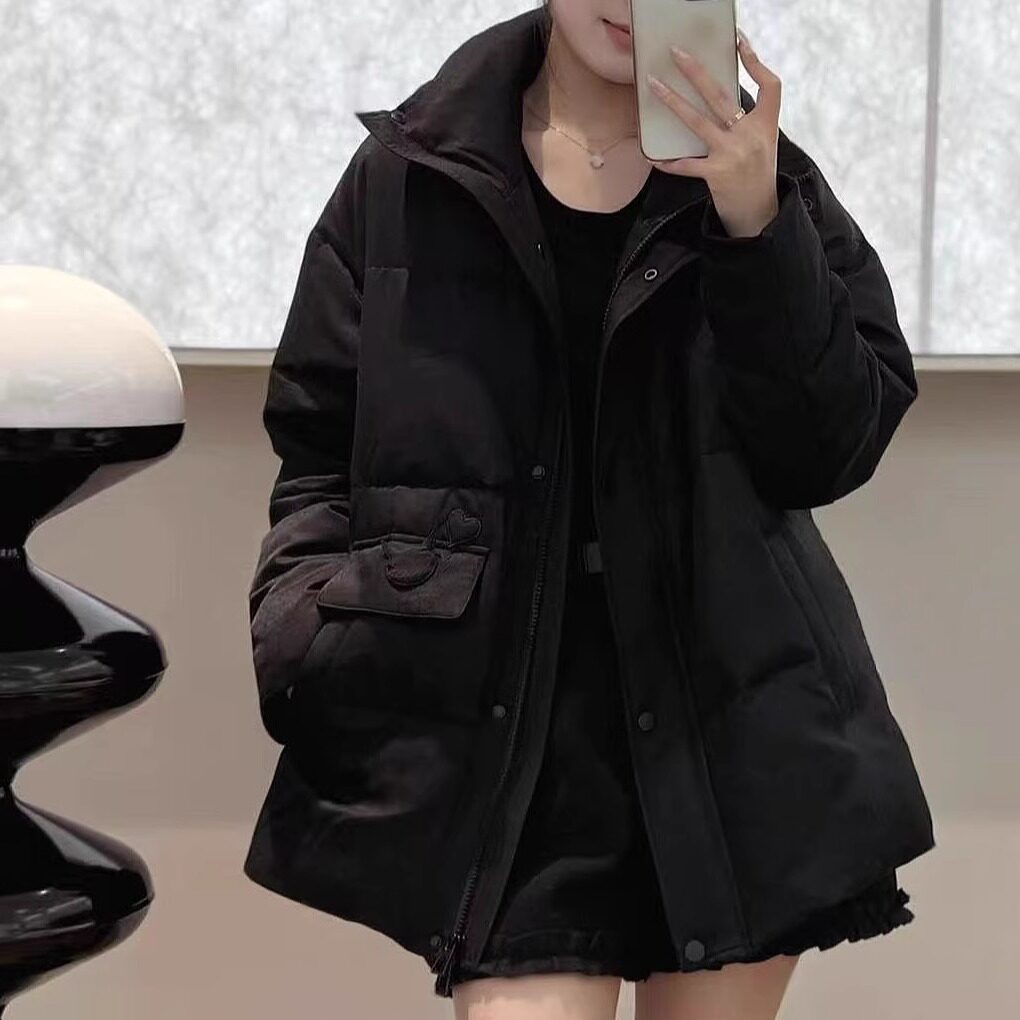 2025冬季新款气质立领羽绒服