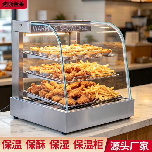 台式小型炸鸡蛋挞食堂油条保温柜