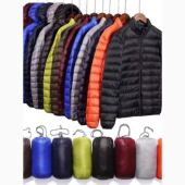 大码 反季 立领连帽中青年轻便薄款 短款 外套 清仓秋冬轻薄羽绒服男士