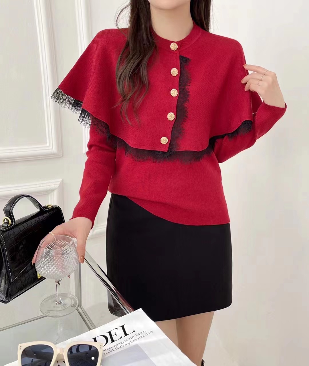 丁香非花◇24冬新款◇毛衣L038WF