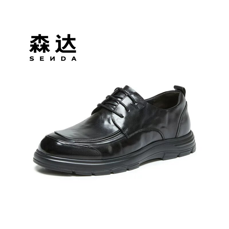 SENDA森达2026年秋款专柜正品牛皮商务时尚休闲男鞋S01AF S01BE