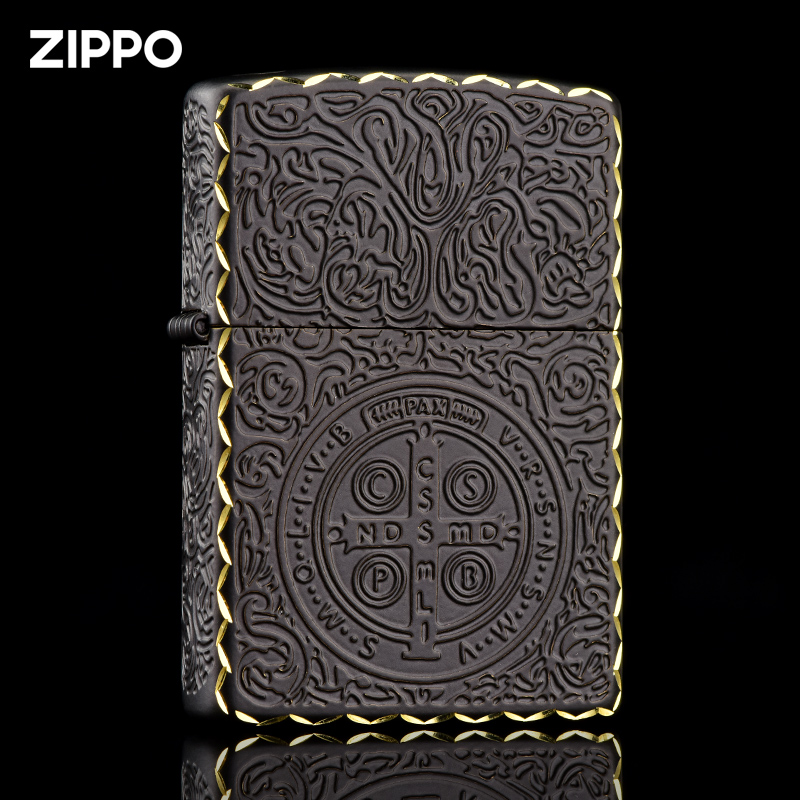 Zippo打火机康斯坦丁官方正版芝宝 咬边深雕外壳 男士原装送礼物