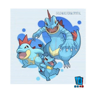 PTCG繁中城都御三家小锯鳄蓝鳄大力鳄宝可梦卡牌官方正版