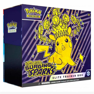 PTCG宝可梦美版 SV8 Surging Sparks 补充包 精英盒 ETB官方正版