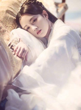 汉服童装新白娘子古装鞠婧祎白素贞同款古装儿童古装仙女服女童装