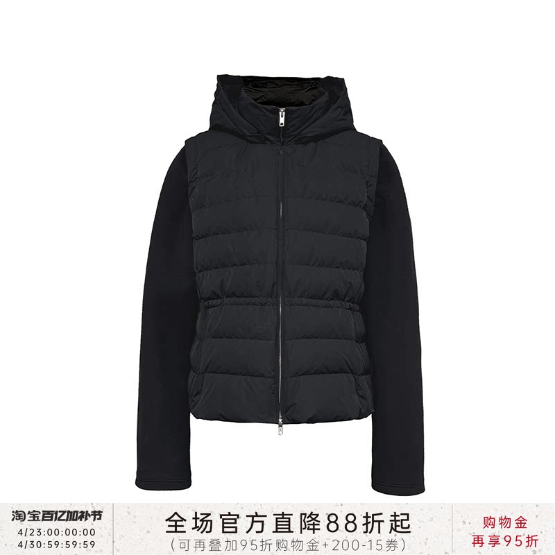 JCAESAR DOWN JACKET可拆卸太空棉袖排骨羽绒服 90白鸭绒 三拆