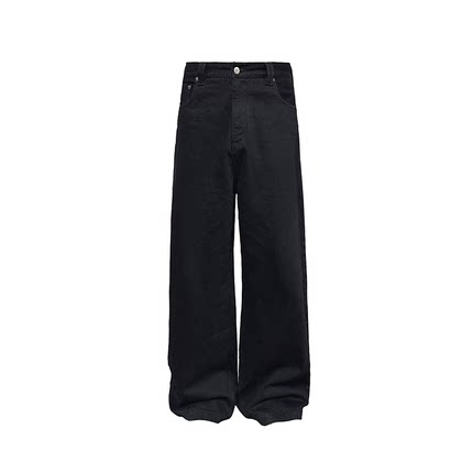 JCAESAR DENIMS 直筒后插袋黑牛 14.5OZ 三插袋撞钉 鸢尾花皮牌